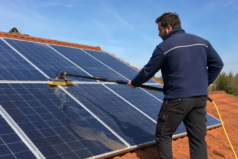 Nettoyage et entretien de panneaux solaires à Haute-Rivoire