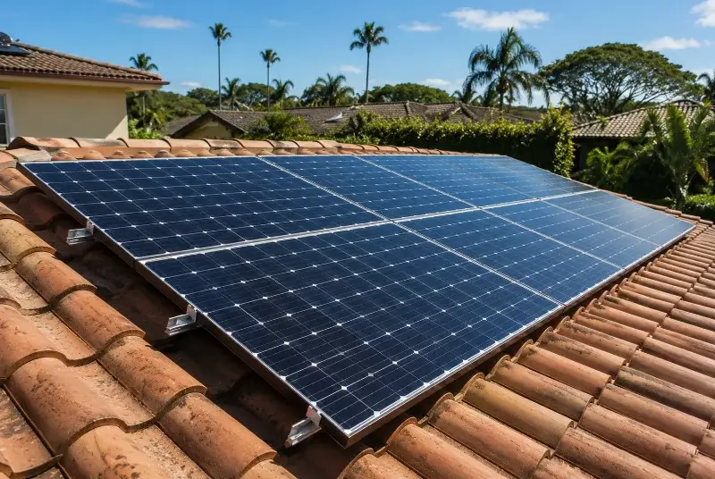 Installation de panneaux solaires à Haute-Rivoire